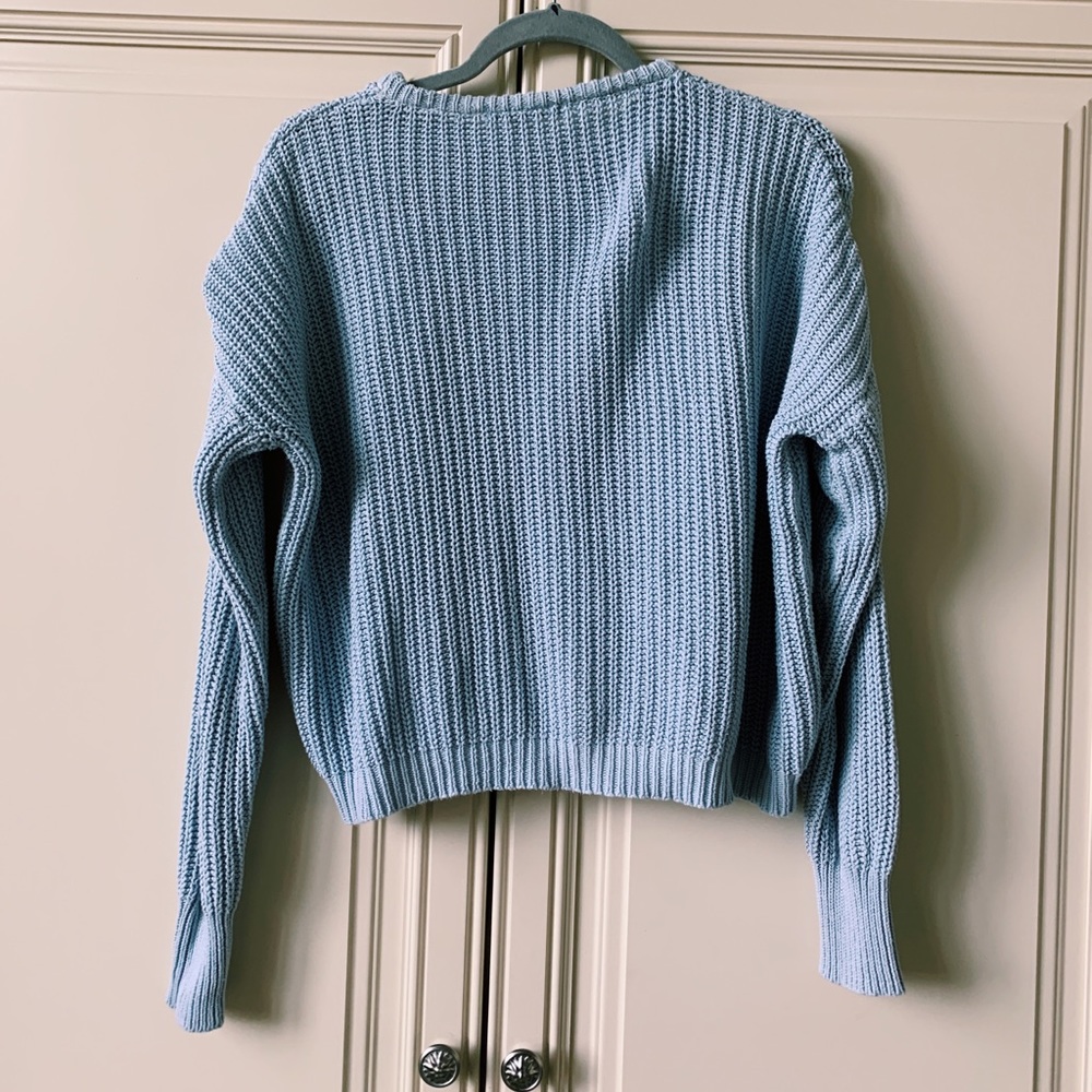 Baby blue Brandy Melville sweater - Picture 2 of 2